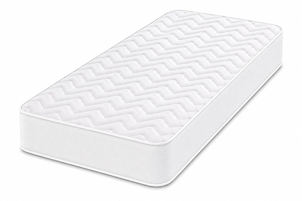 Starlight Beds White Chevron Single Hybrid Mattress - image 1