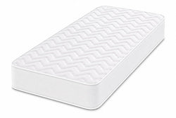 Starlight Beds White Chevron Single Hybrid Mattress - image 1