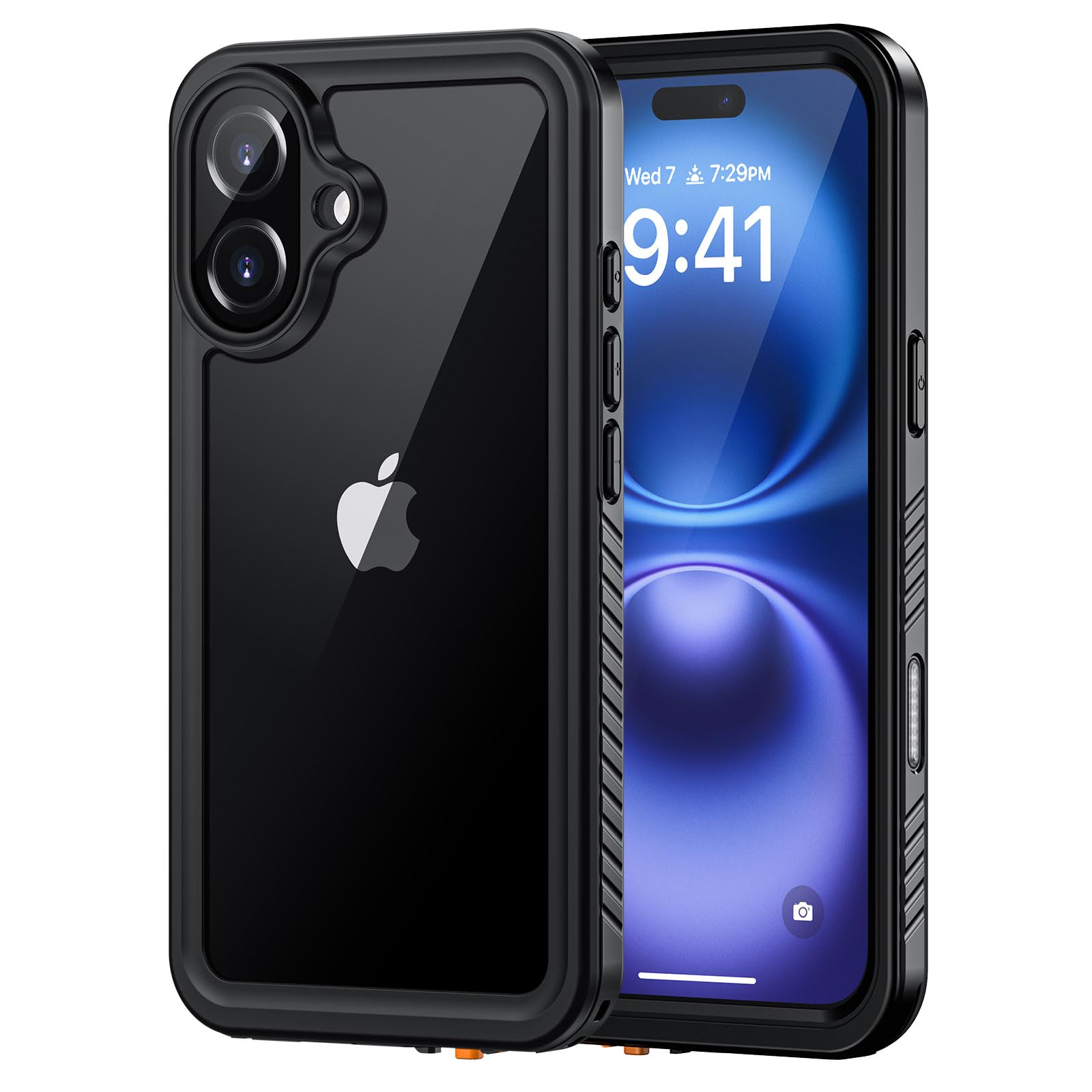 Lanhiem iPhone 16 Case | IP68 Waterproof Rugged Full Body Cover