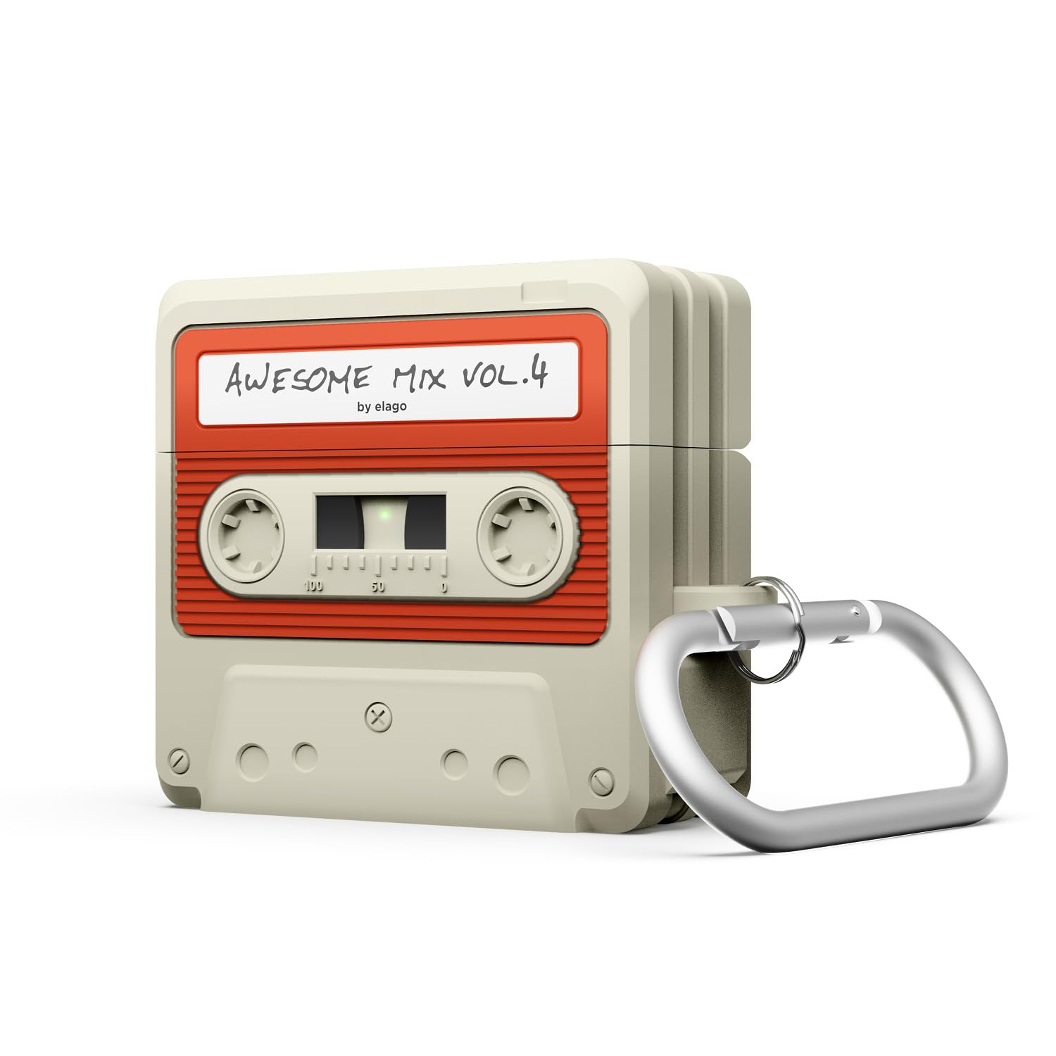 elago Cassette Tape Case for AirPods 4 – Retro Shockproof Cover