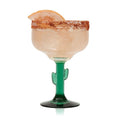 Libbey Cactus Margarita Glasses - 16oz Durable Glassware - Set of 4