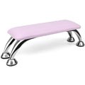AMOYUN Purple PU Leather Nail Arm Rest – Foldable Manicure Hand Pillow
