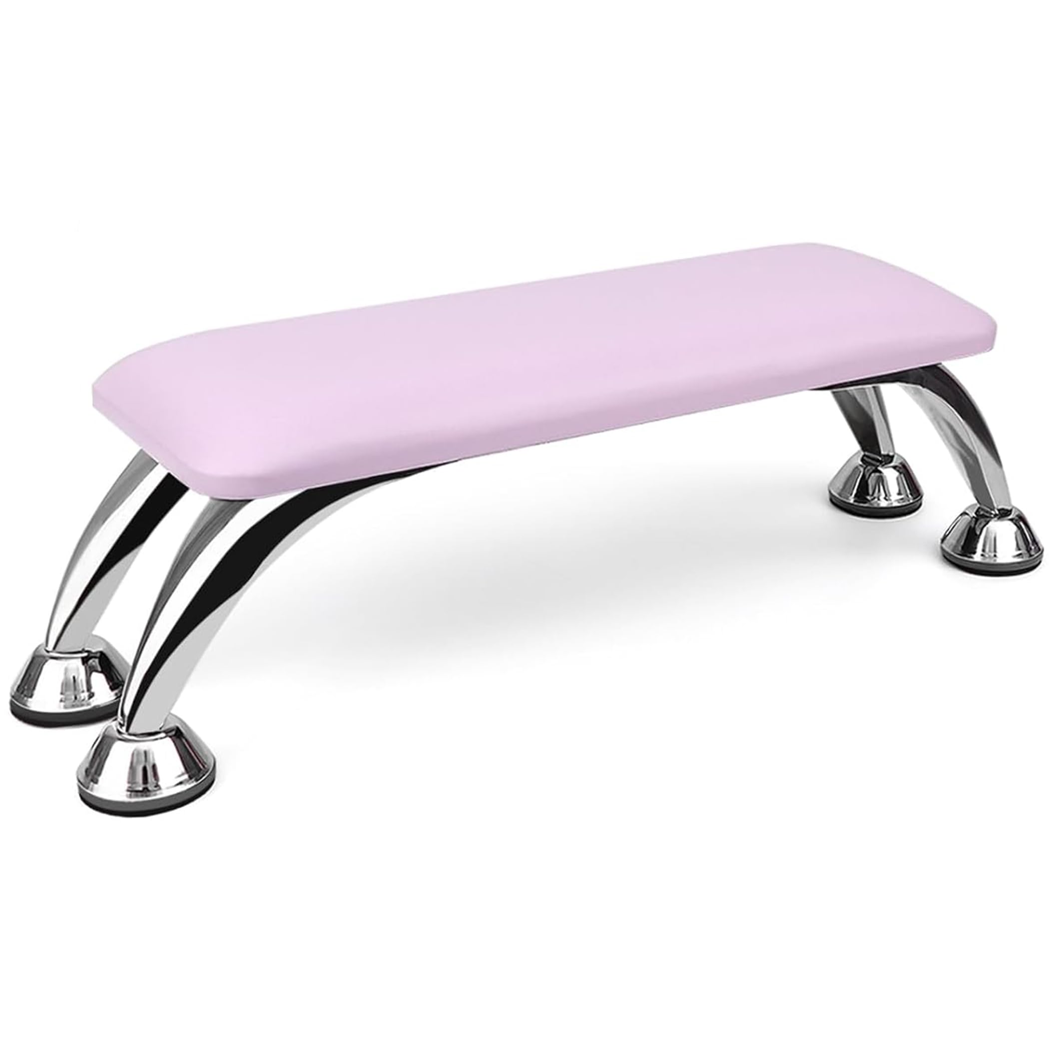 AMOYUN Purple PU Leather Nail Arm Rest – Foldable Manicure Hand Pillow