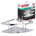 tesa Aluxx Corner Shower Caddy – Chrome Aluminum Adhesive Shelf
