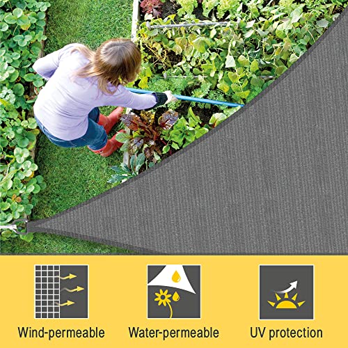 Sol Royal SolVision HS9 Triangle Sun Shade Sail – HDPE UV Protection, 6m