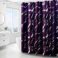 Purple Marble Shower Curtain | 180x180cm Waterproof Polyester