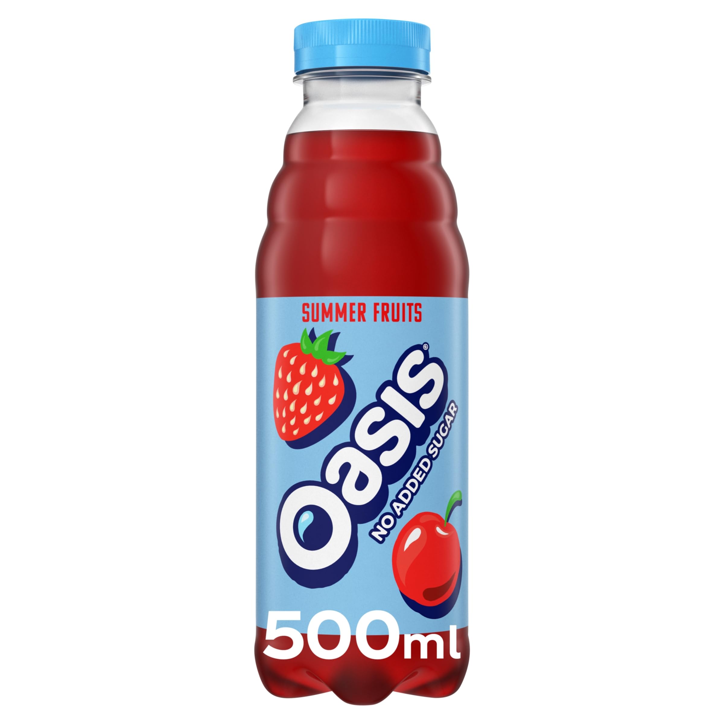 Oasis Summer Fruits Still Fruit Juice Drink - 500ml Bottle (Pack of 12)