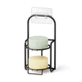 SpaceAid 2-Tier Shampoo Bar Holder | Stainless Steel Self-Draining Soap Caddy