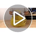 Draper Reinforced PVC Garden Watering Hose – 12mm x 50m, Yellow