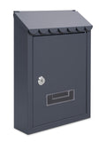 Wall Mounted Post Box – Grey Galvanized Steel Mailbox