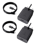 45W USB-C Super Fast Charger 2-Pack – PD 3.0 with 1.8m Cable | Samsung Galaxy S25, S24, S23, S22, S21, S20