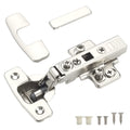 Furniware Soft Close Cabinet Hinges | 4D Adjustment Full Overlay, 10 Pack
