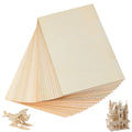 YOUNTHYE 24PCS Unfinished Plywood Sheets | 300x200x2mm Balsa Wood