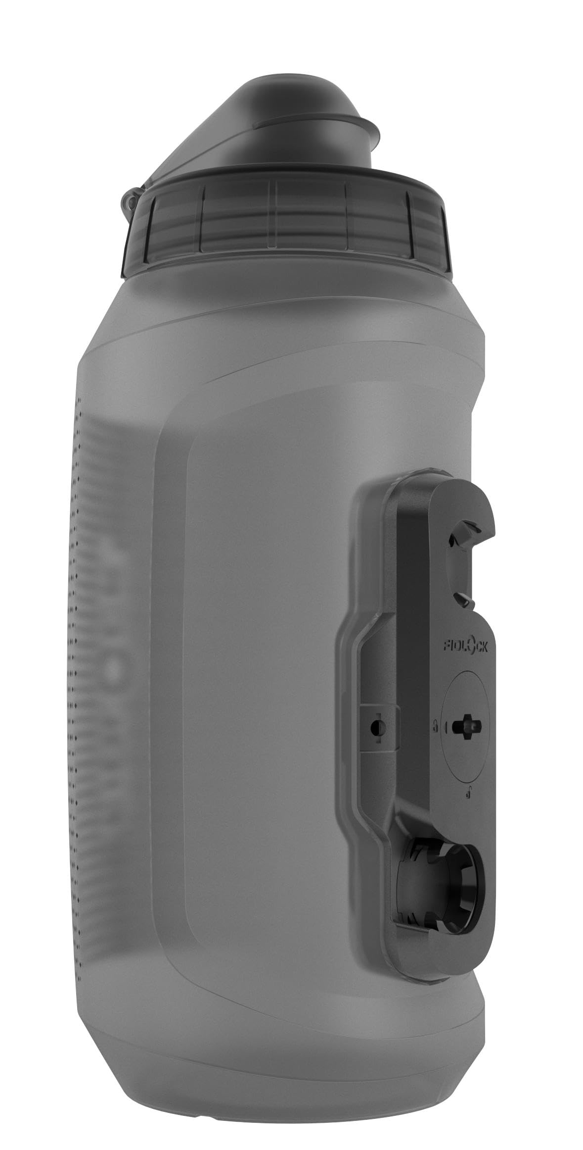 Fidlock Twist 750ml Water Bottle with Bike Base – Transparent Black