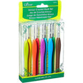 Clover Amour Crochet Hook Set – 9 Sizes with Ergonomic Soft Grip