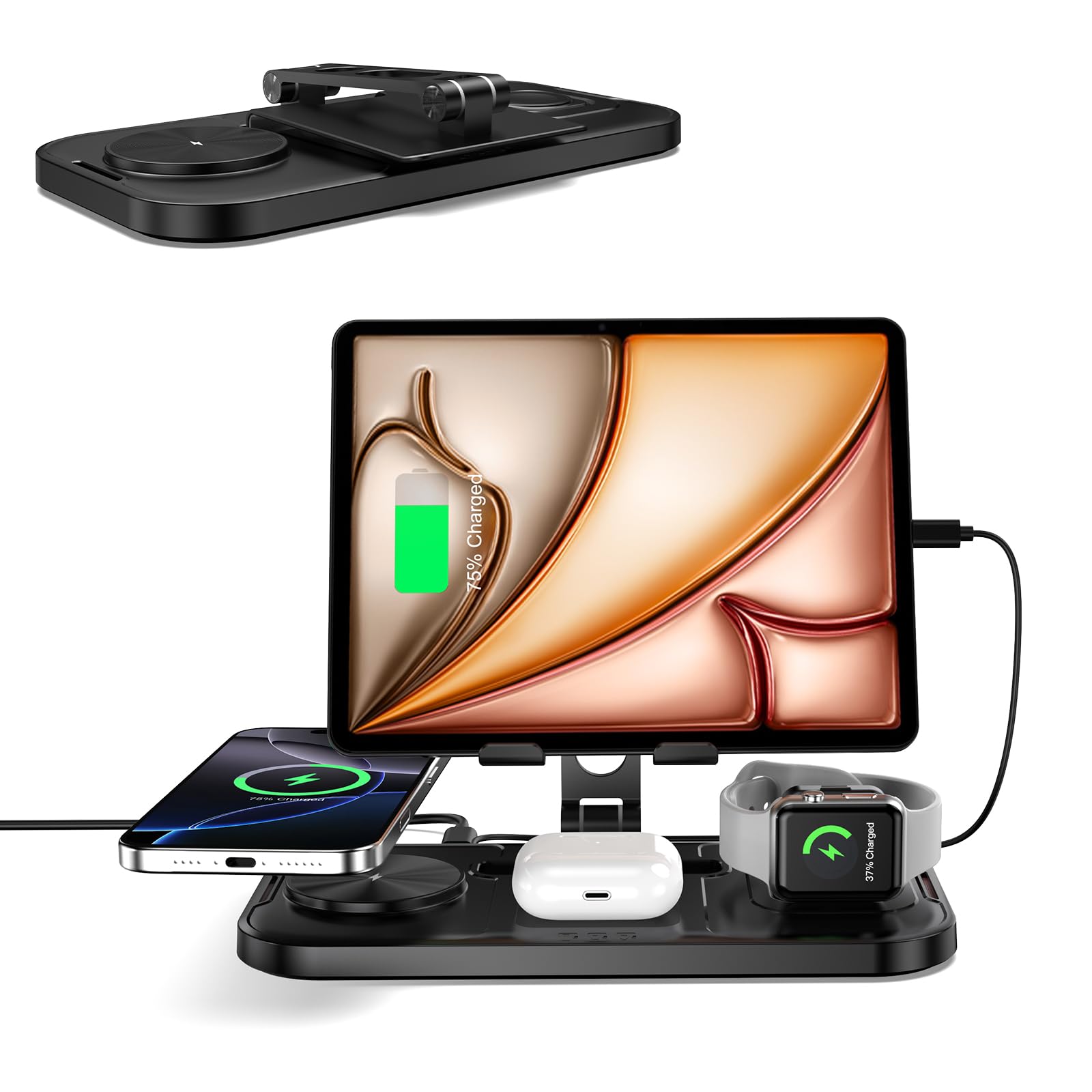 Jolof Store 4-in-1 Wireless Charging Station for iPhone & iPad