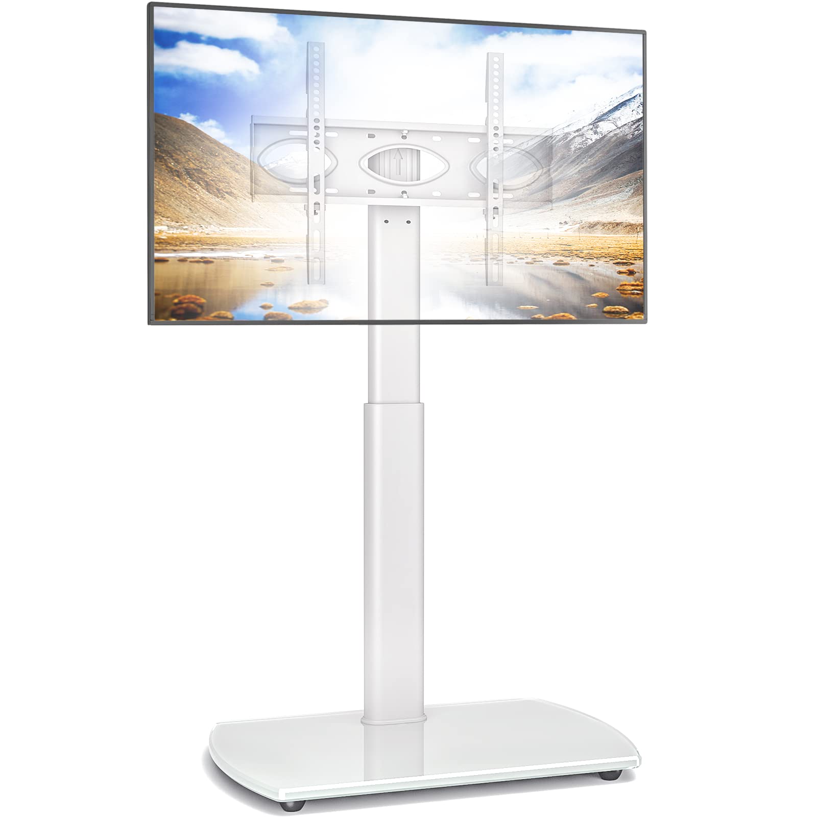 RFIVER Universal Floor TV Stand | Swivel Corner Mount for 32-70 Inch TVs