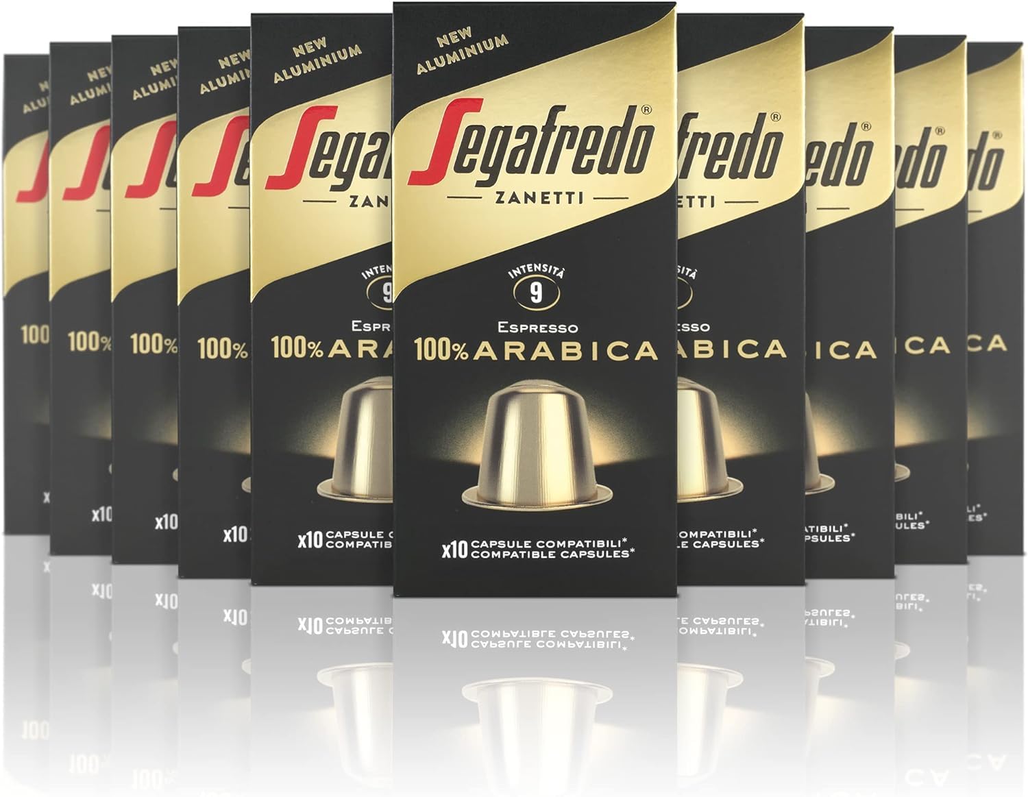 Segafredo Zanetti 100% Arabica Nespresso Compatible Aluminum Capsules