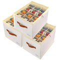 Patinao 3-Pack Shoe Storage Box Organiser | 36 Cell Stackable Closet Bin
