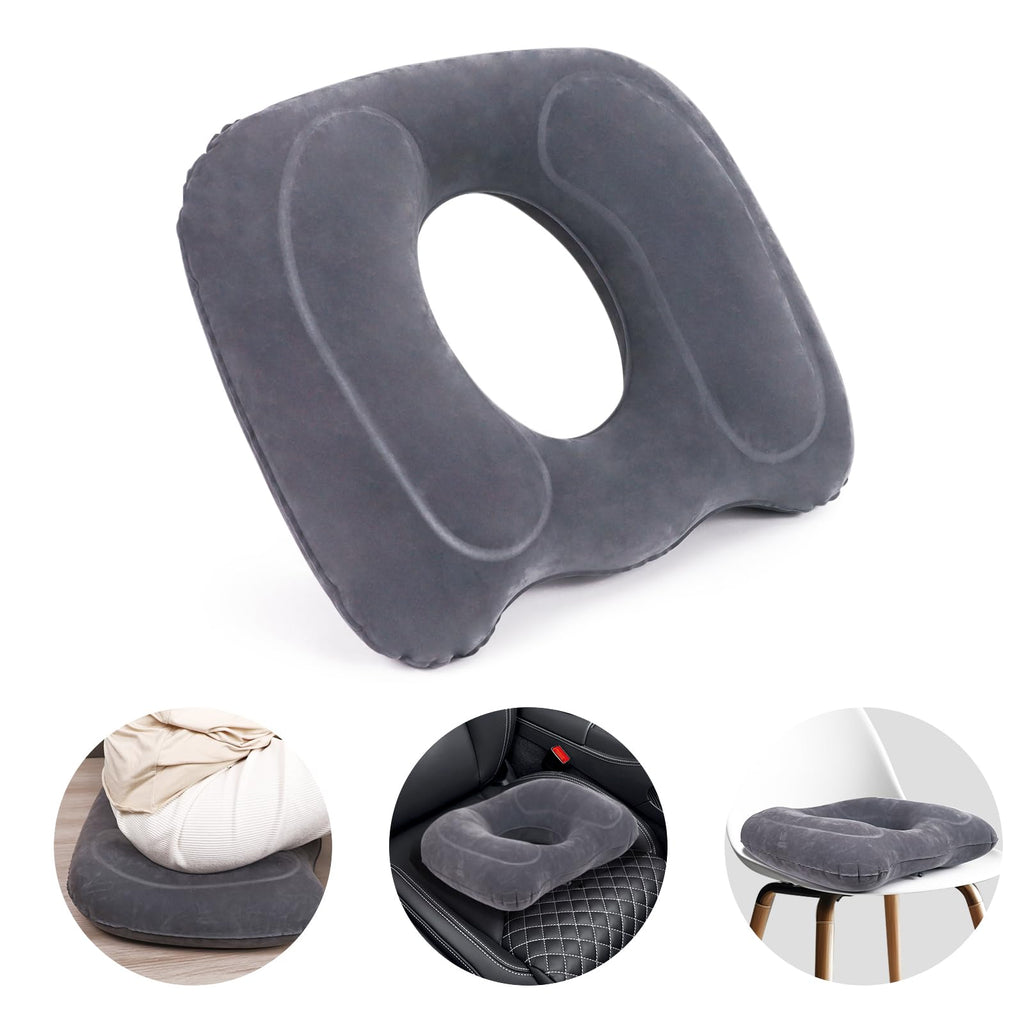 AirSwim Inflatable Hemorrhoid Pillow, Inflatable Donut Cushion for Sitting - image 1