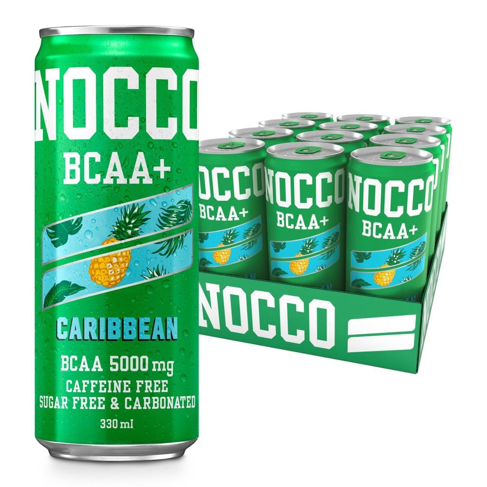NOCCO BCAA Sugar Free Energy Drink – Caribbean – 12 x 330ml
