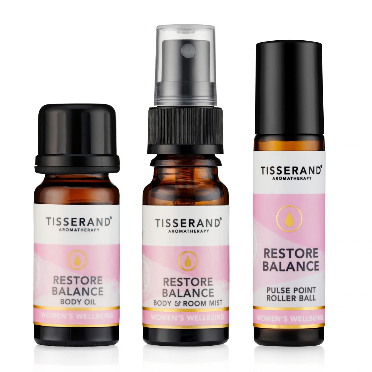 Tisserand Restore Balance Discovery Kit - Menopause & Hormonal Support