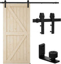 TSMST 6FT Sliding Barn Door Hardware Kit | 183cm Closet Rail & Roller