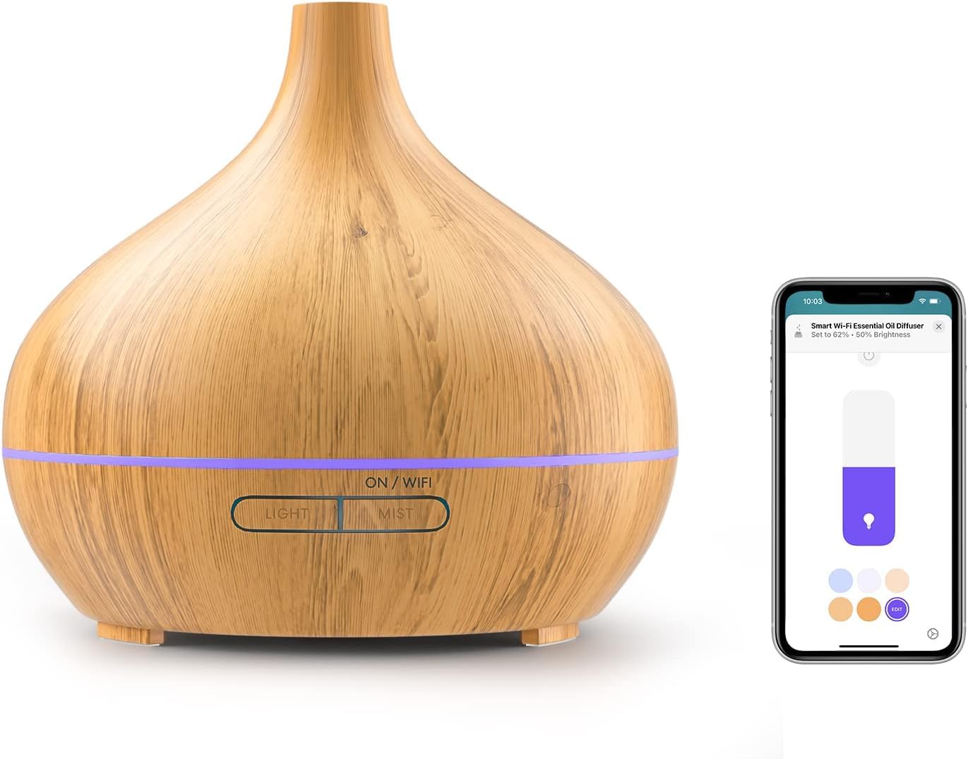 Meross Smart Ultrasonic Diffuser & WiFi Humidifier | Apple HomeKit