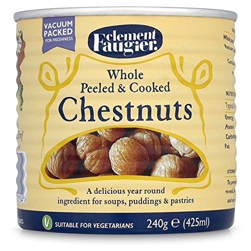 Clement Faugier Whole Roasted Chestnuts – Gourmet French Pantry, 240g
