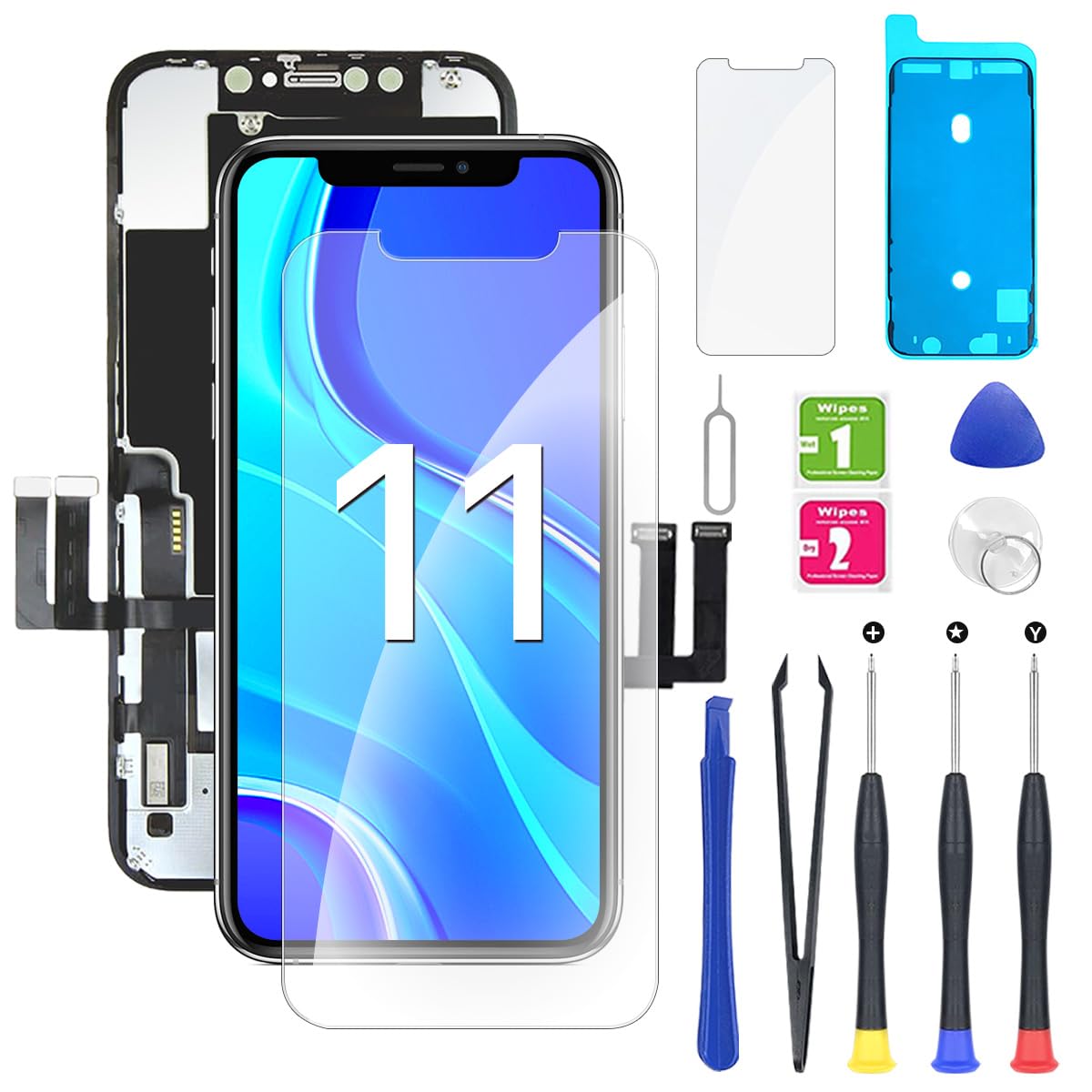 EXW iPhone 11 LCD Screen Replacement Kit | 3D Touch Display & Tools