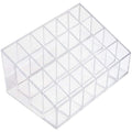 Shiwaki 24 grid transparent plastic storage box household small items storage box transparent crystal box item display stand