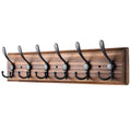 PHINGEER Wall Mounted Coat Rack – 6 Triple Hooks Heavy Duty Pine Wood