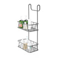 Blue Canyon 2-Tier Hanging Shower Caddy | No-Drill Stainless Steel