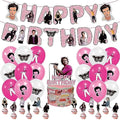 Music Singer Birthday Party Supplies - Banner, Cake Toppers
