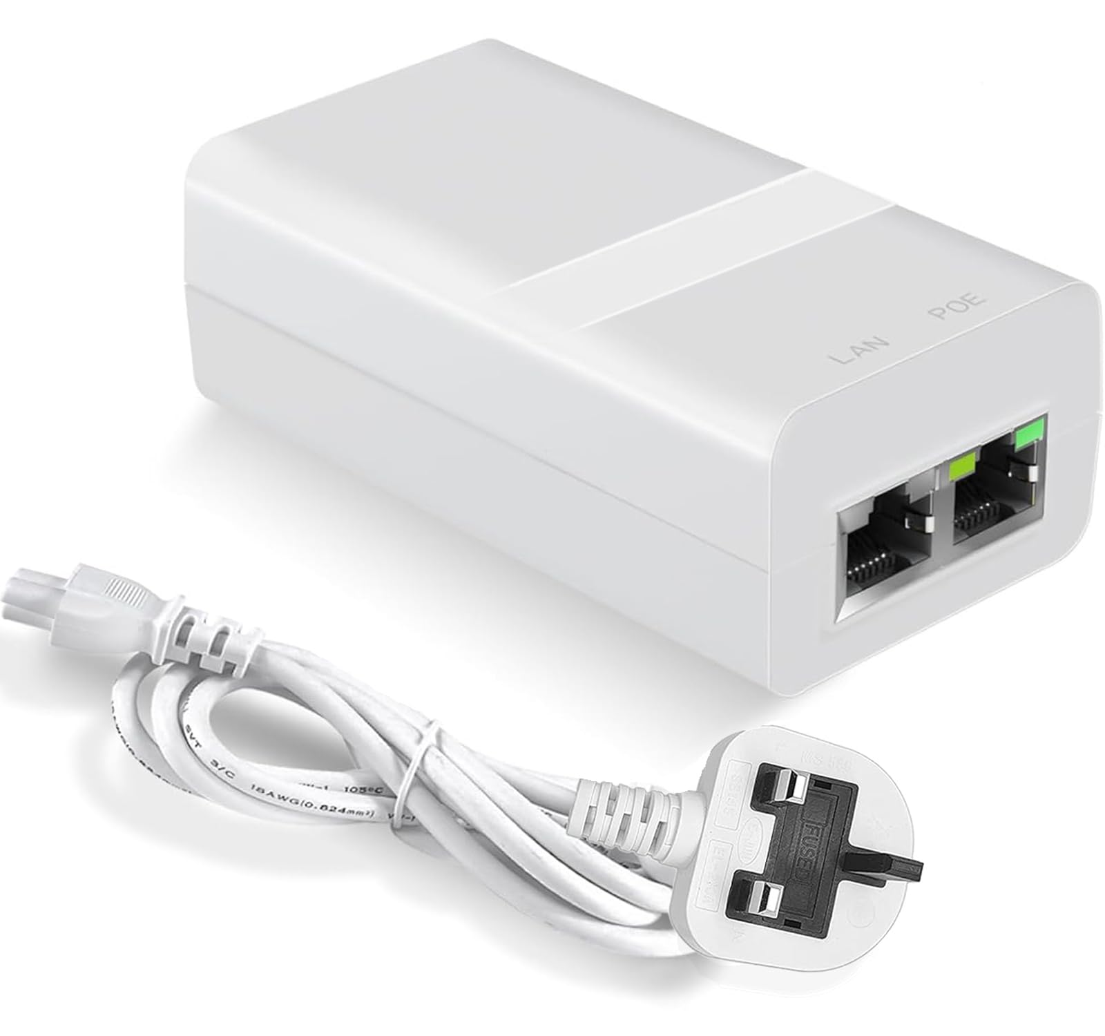 PROCET Gigabit PoE Injector | 15.4W IEEE802.3af Adapter for UniFi & eero