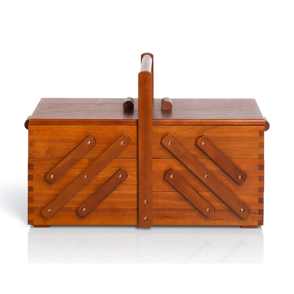 Prym 612551 Nähkasten aus dunklem Holz, Workers, Dark wood, Brown, L - image 1