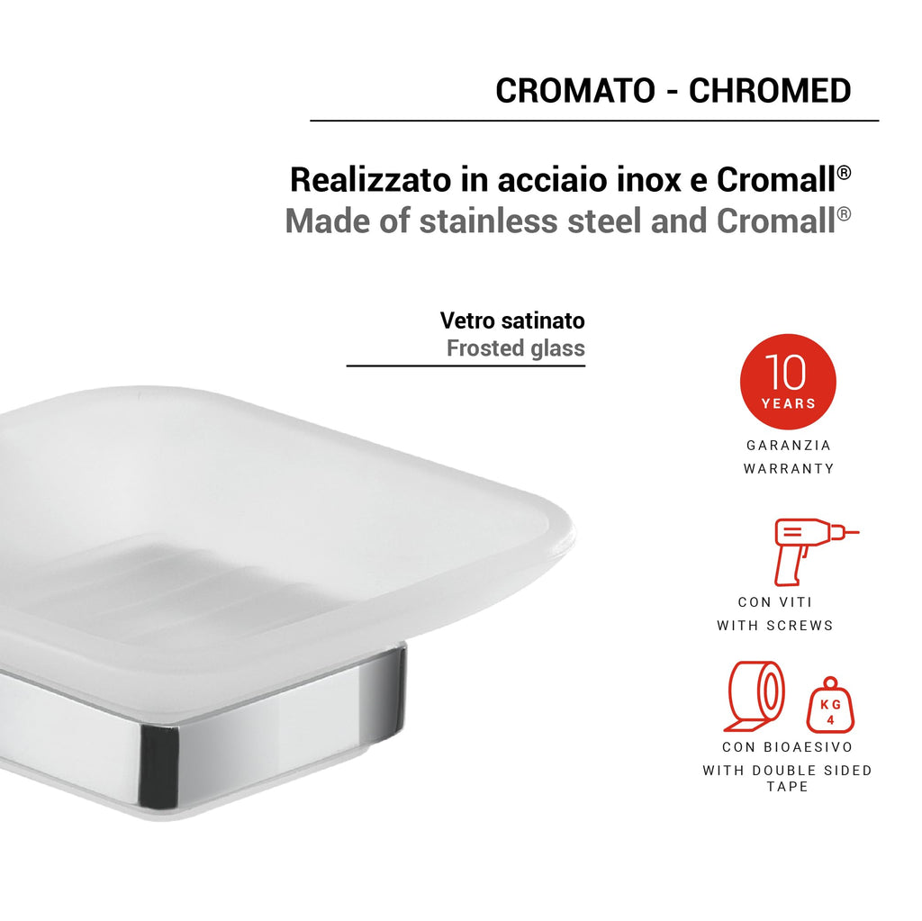 Gedy Soap dish Tonga Chrome - image 2