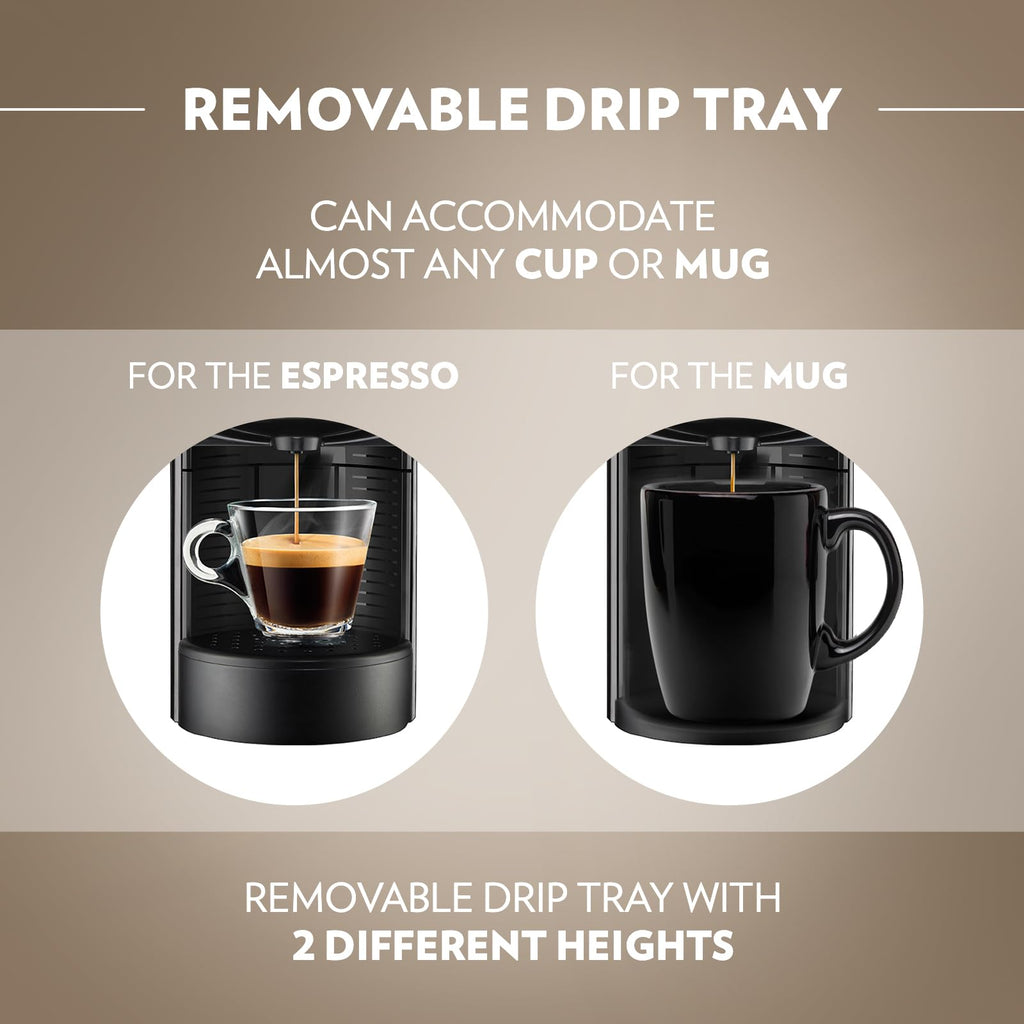Lavazza A Modo Mio Jolie EVO Coffee Capsule Machine – Sustainable Black