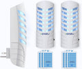 VEYOFLY Indoor Fruit Fly Trap | Plug-in Gnat Killer (2 Devices + 6 Refills)