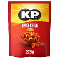 KP Spicy Chilli Peanuts 225g – High Protein Savory Snacks (Case of 8)