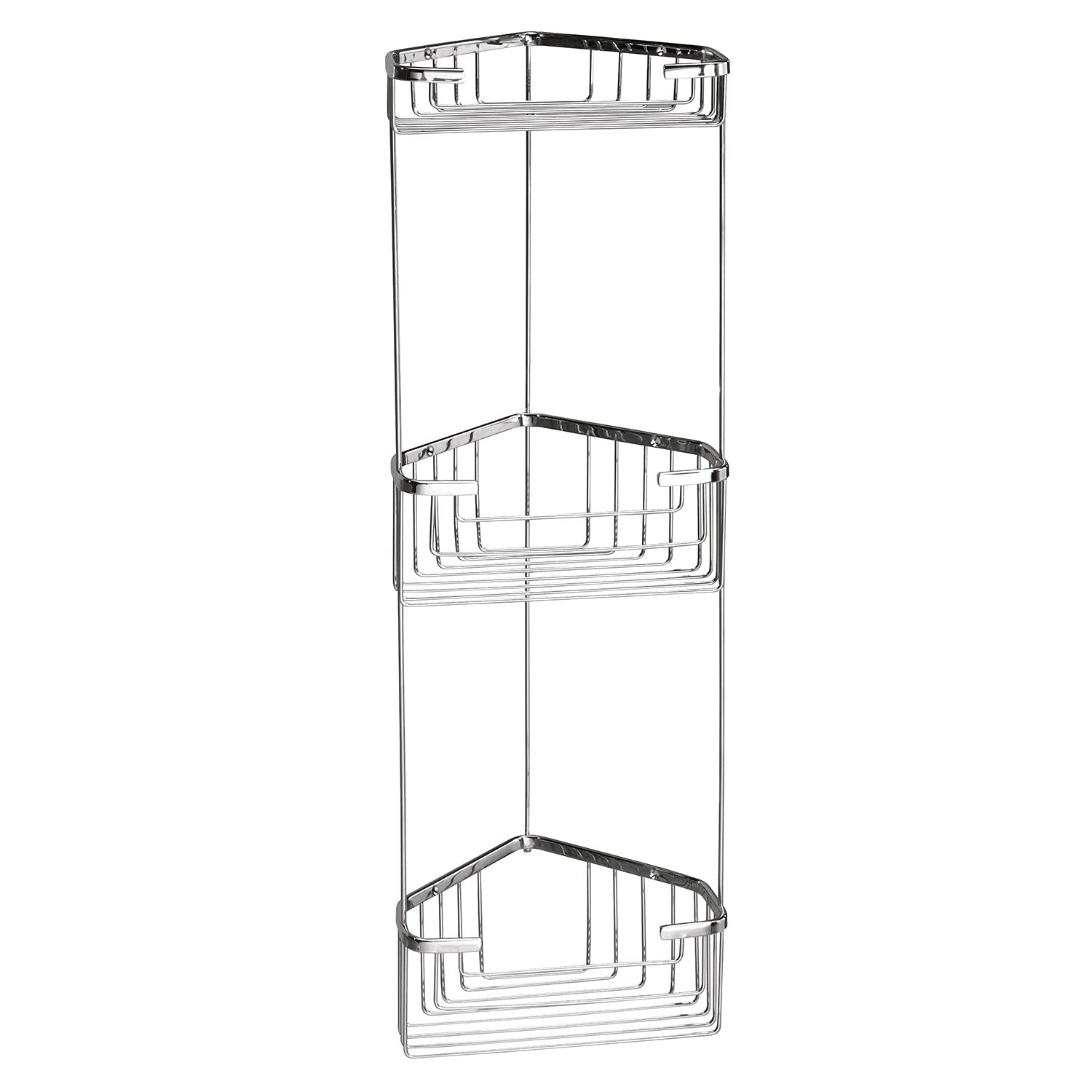 Jolof Store Corner Shower Caddy – Chrome & Stainless Steel Rack