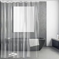 DOPROP Clear PEVA Shower Curtain Liner | Waterproof & Mildew Resistant