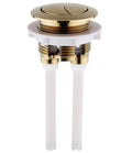Brushed Brass Dual Flush Toilet Button for 38mm Cistern