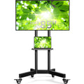 Perlegear Rolling TV Stand for 32-85 Inch Screens | Mobile TV Cart