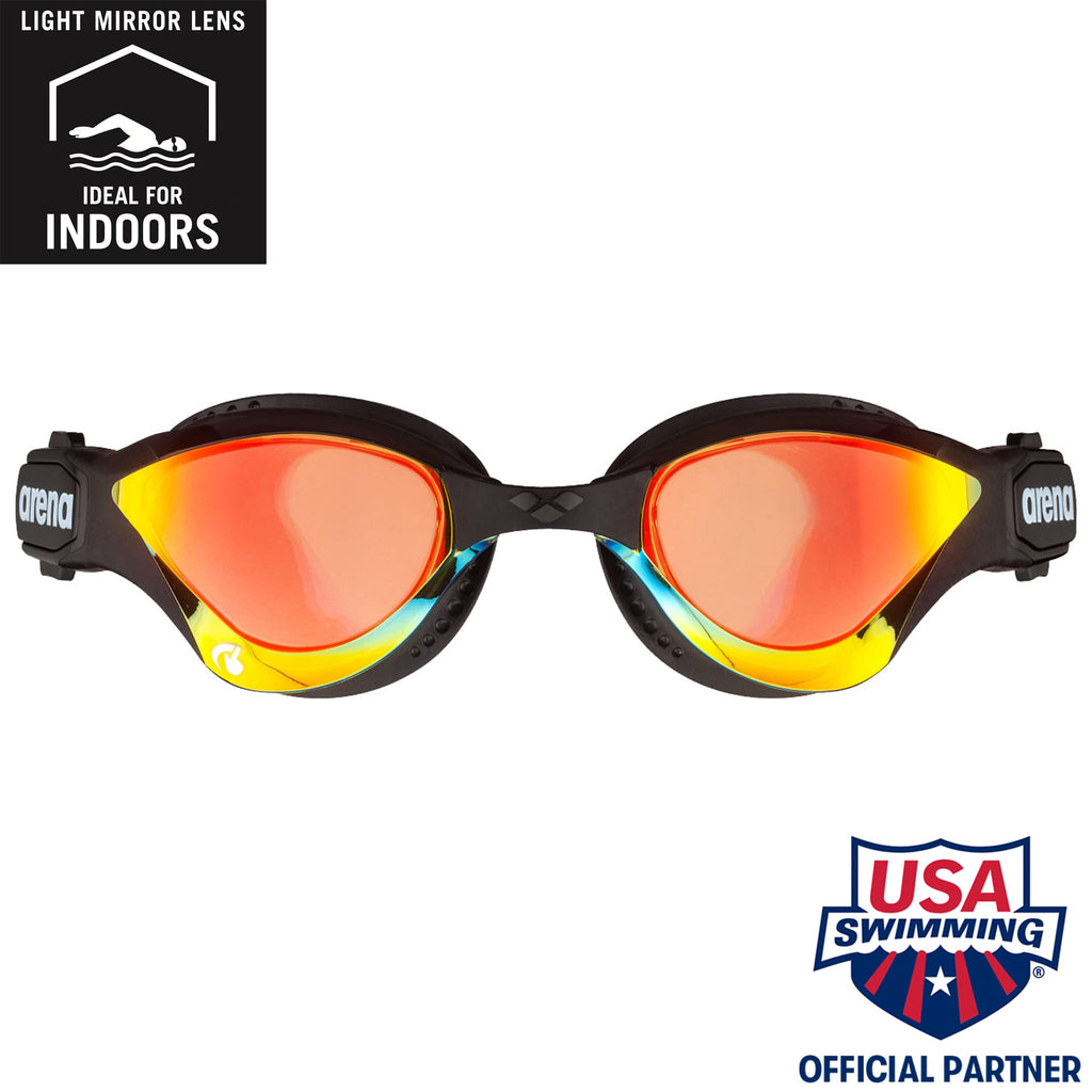 Arena Cobra Tri Swipe Mirror Triathlon Goggles – Anti-Fog Swim Eyewear