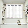 Frosted PEVA Window Curtain | Waterproof Short Shower Curtain