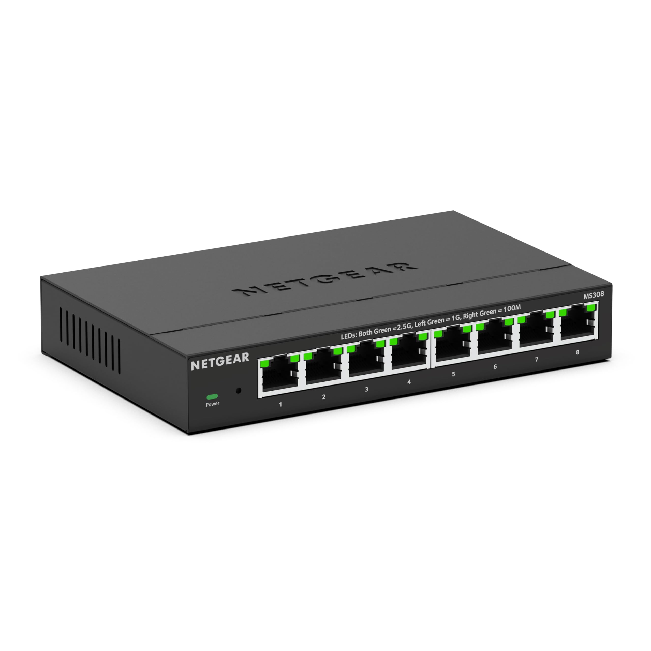 NETGEAR MS308 8-Port Multi-Gigabit Ethernet Unmanaged Network Switch