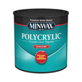 Minwax Polycrylic Protective Wood Finish – Gloss Clear, 1/2 Pint