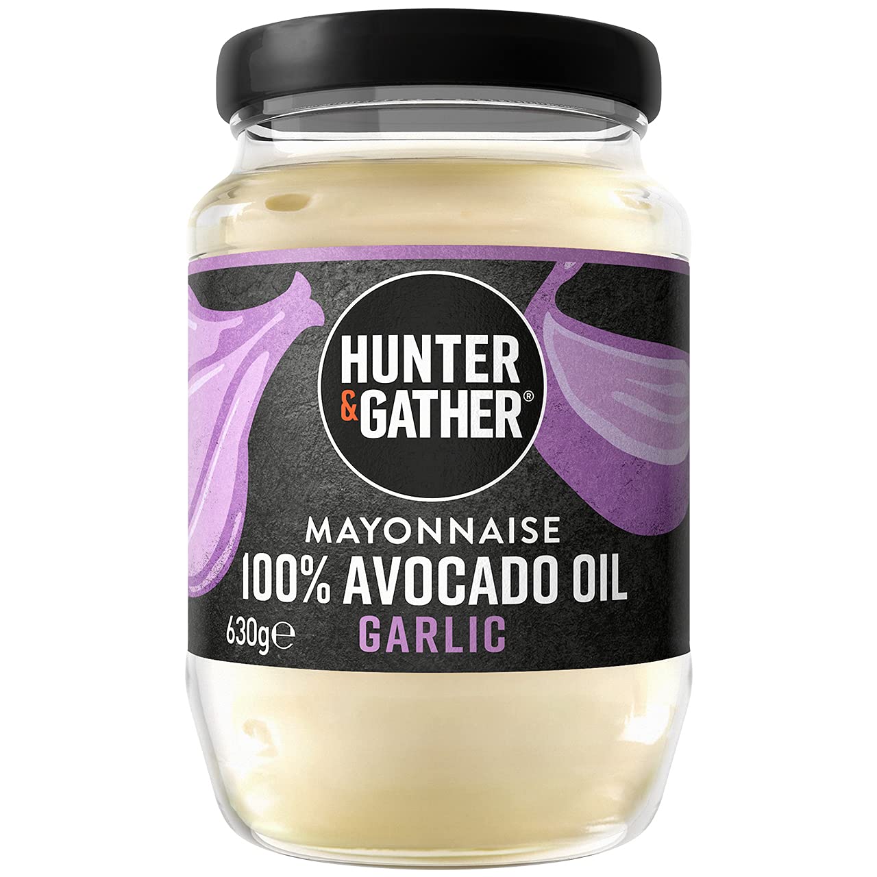 Hunter & Gather Garlic Avocado Oil Mayonnaise – Seed Oil Free, 630g