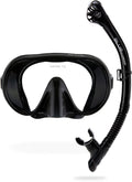 Cressi Musa & Scilla Snorkeling Combo – Silicone Mask and Dry Snorkel Set